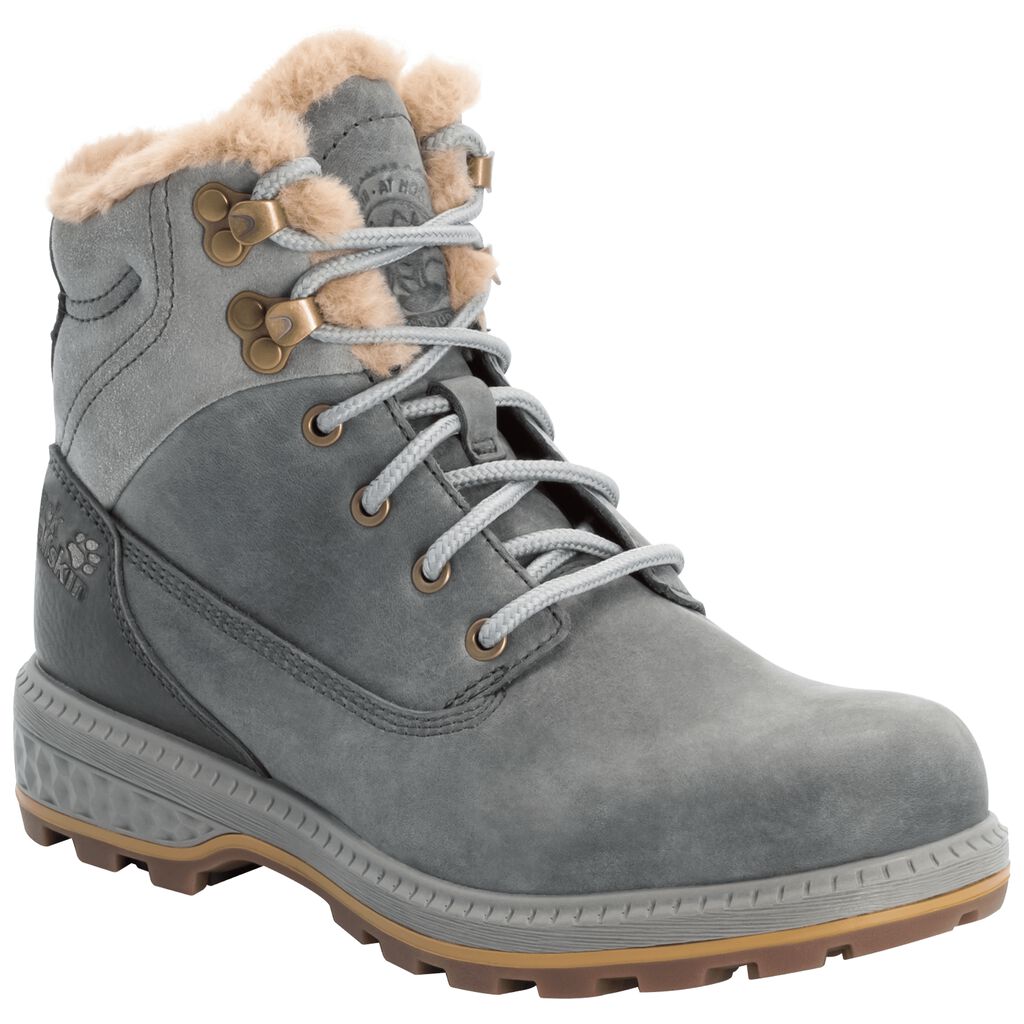 Jack Wolfskin JACK WT MID Chaussures Femme Gris - DWLEQOT-74